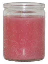[186148000086] CANDLE 50 HR 3" PINK 24-PK