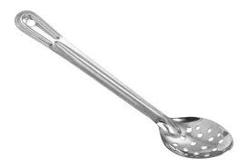 [608106211209] S/S SLOTTED SPOON / CUCHARA CON HUECO 18"