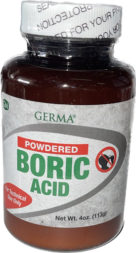 [790933209044] BORIC ACID POWDER 4oz /24 exp 6/27