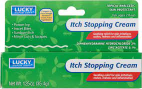 [808829103717] LUCKY ITCH STOPPING CREAM 1.25oz/24 exp12/26