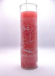 [ALEJO] CANDLE SAN ALEJO/ALEX PINK 12 PK