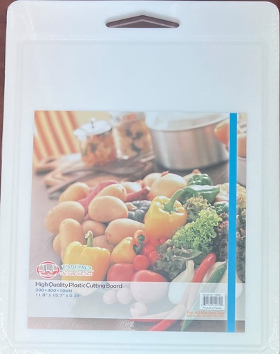 [608106140301] PLASTIC CUTTING BOARD 16" X 12" /20