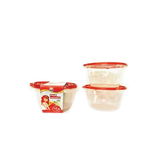 [BR-8753] BRANDELLO Plastic Container RD 2PK /36