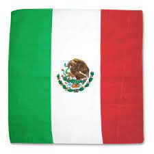 [BR5564] BANDANA MEXICO FLAG 12-PK