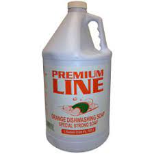 [853643003132] PREMIUM LINE ORANGE DISHWASHING 1GL/4