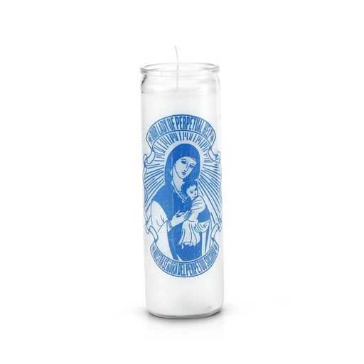 [SOCORRO] CANDLE PERPETUO SOCORRO 12PK WHITE