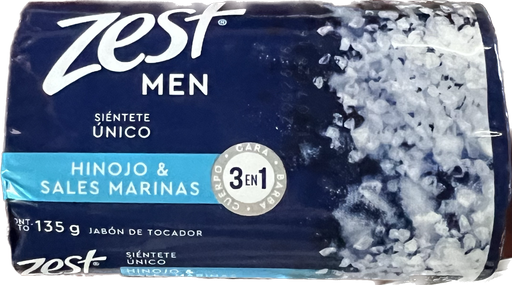 [7506306246096] ZEST SOAP FRESCURA MARINA FOR MEN 135g /72