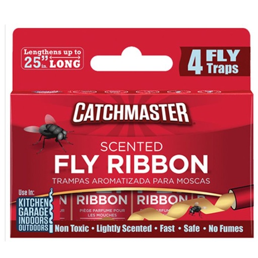 [9144M4] Catchmaster Scented Fly Ribbon 4pk of 24 = 96Pcs /4    (9144M4)