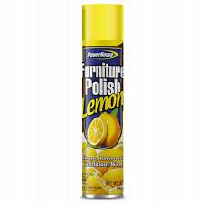 [048155905849] POWER HOUSE FURNITURE POLISH LEMON 9oz /12