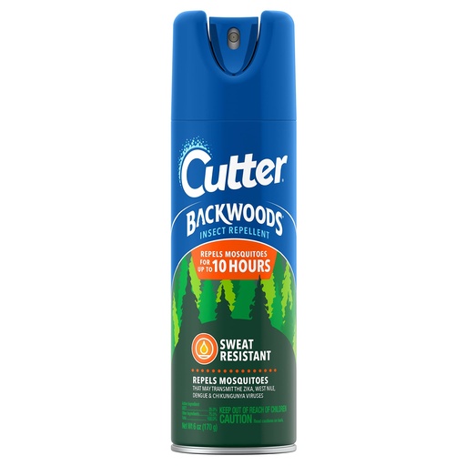 [071121962805] CUTTER INSECT REPELLENT SPRAY BACKWOODS 6oz /12