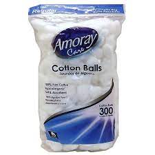 [088168666153] AMORAY COTTON BALLS 300CT REG /48